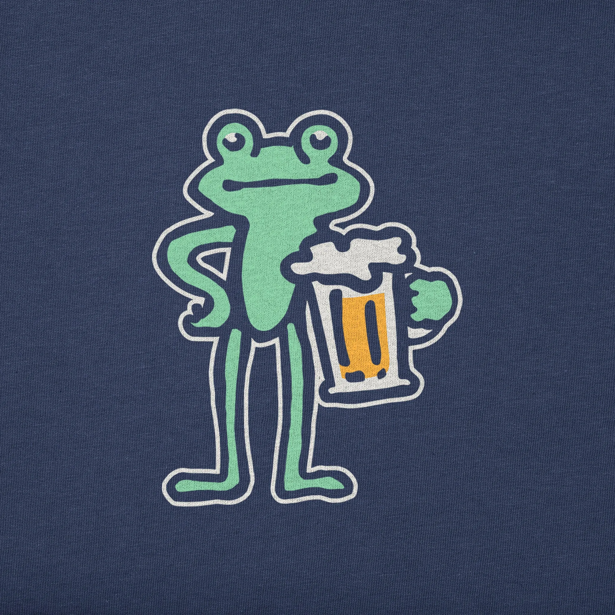 Women's Frog with Beer Crusher Tank Life is Good