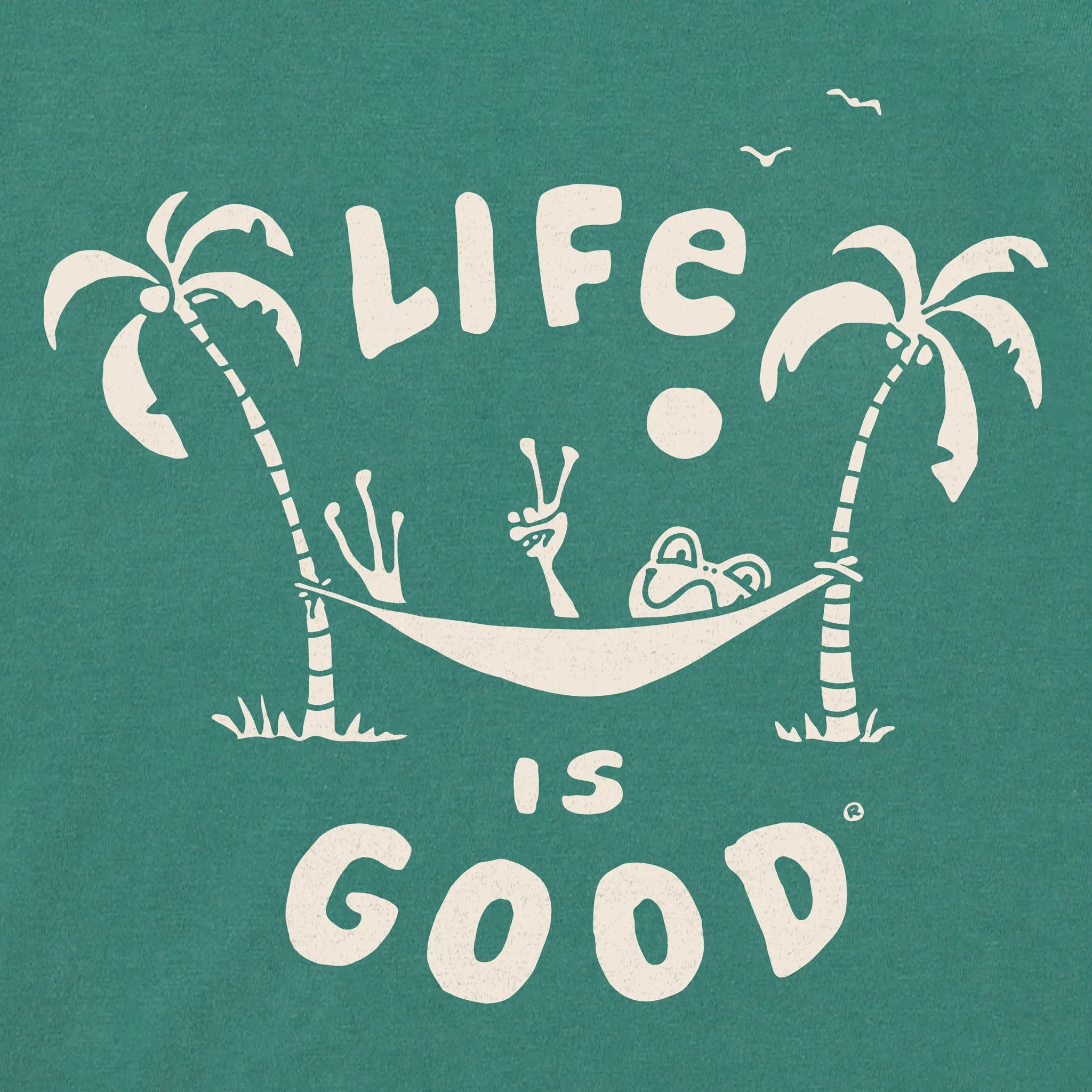 Women's Froggy Hammock Short Sleeve Crusher Tee Life is Good