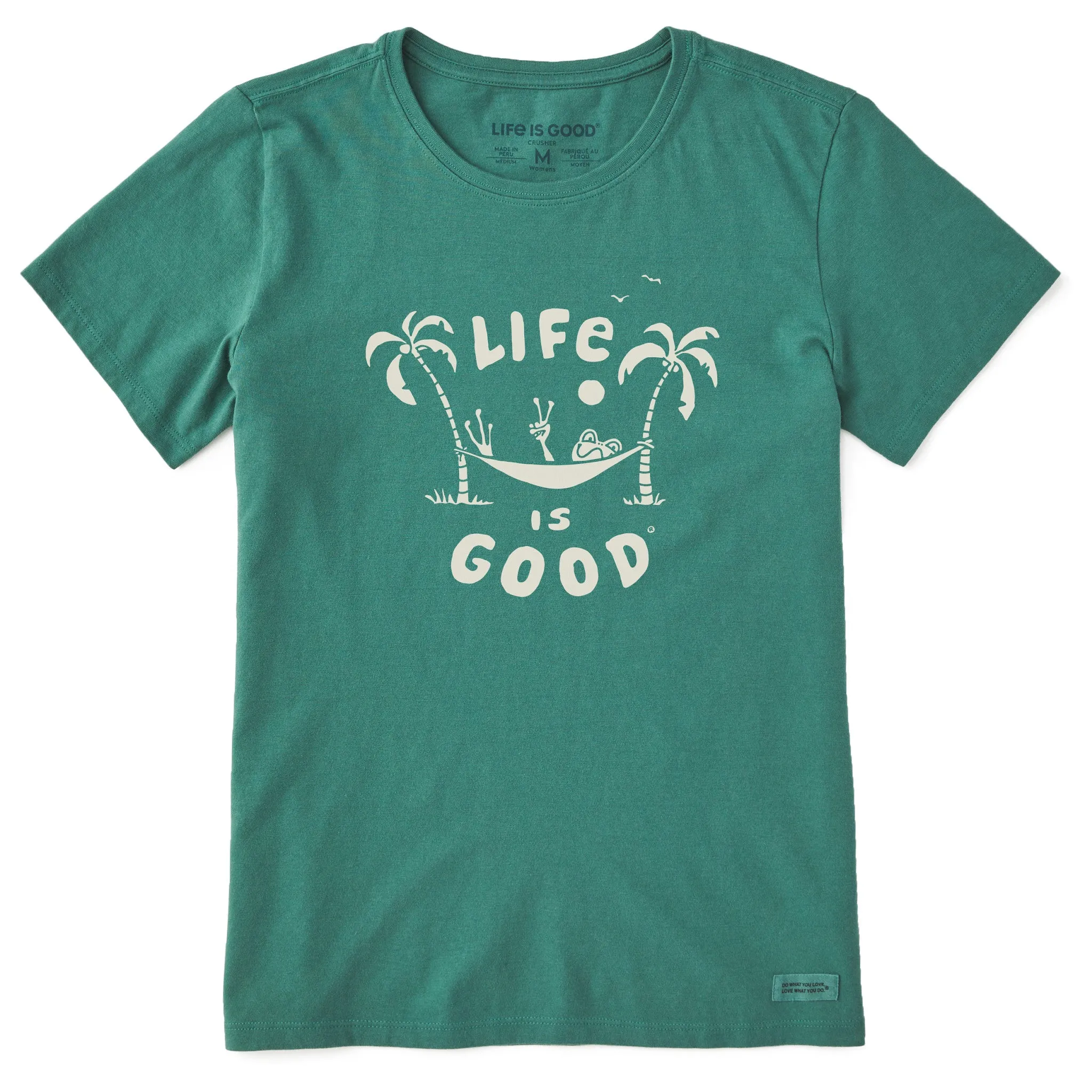 Women's Froggy Hammock Short Sleeve Crusher Tee Life is Good