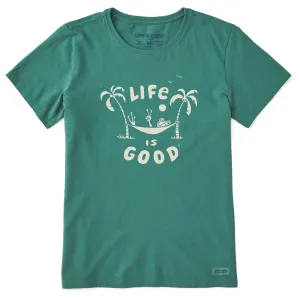 Women's Froggy Hammock Short Sleeve Crusher Tee Life is Good