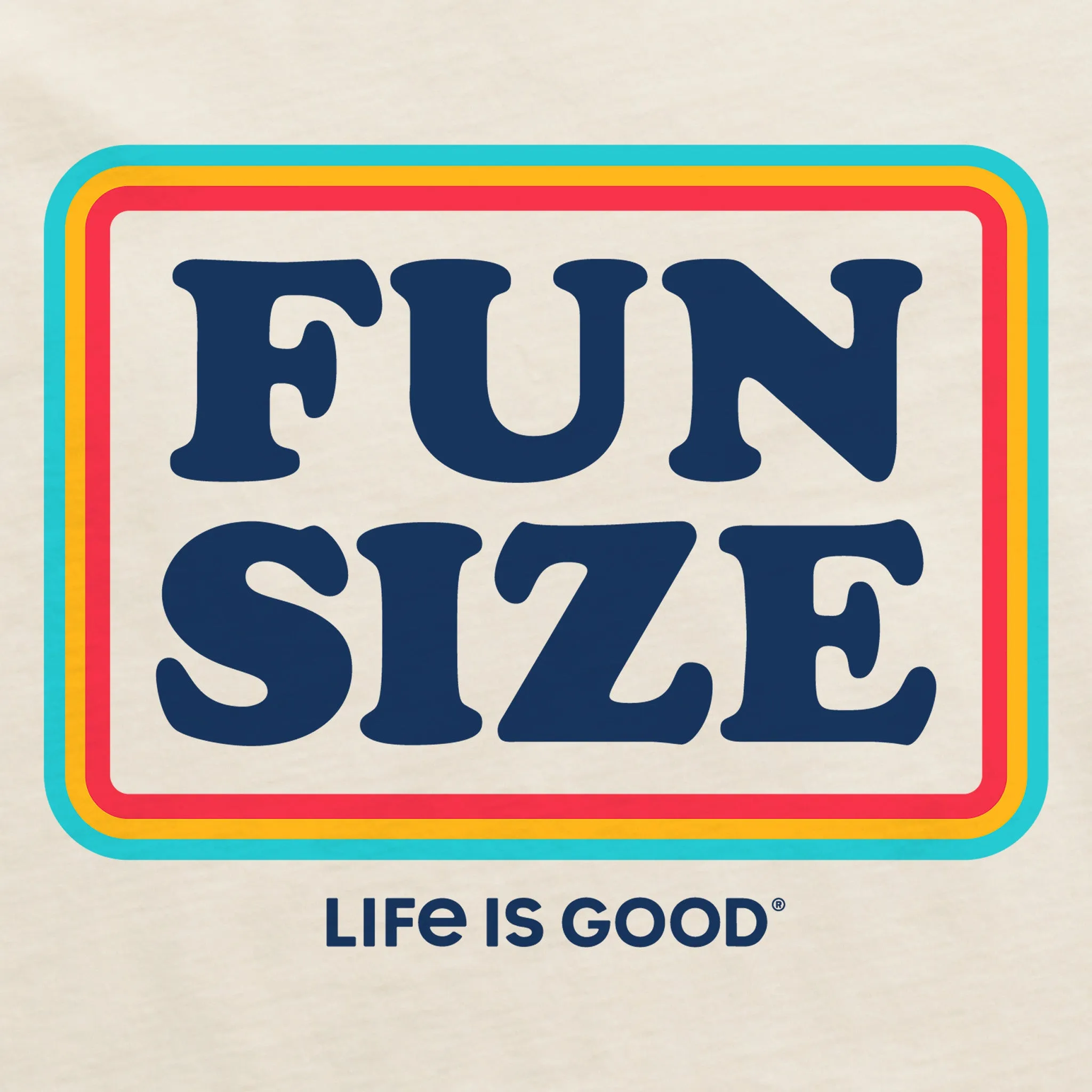 Women's Fun Size Short Sleeve Crusher Boxy Tee Life is Good