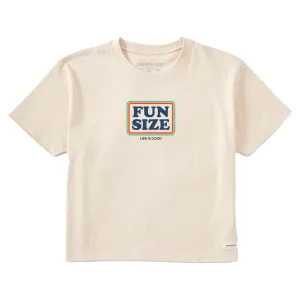 Women's Fun Size Short Sleeve Crusher Boxy Tee Life is Good