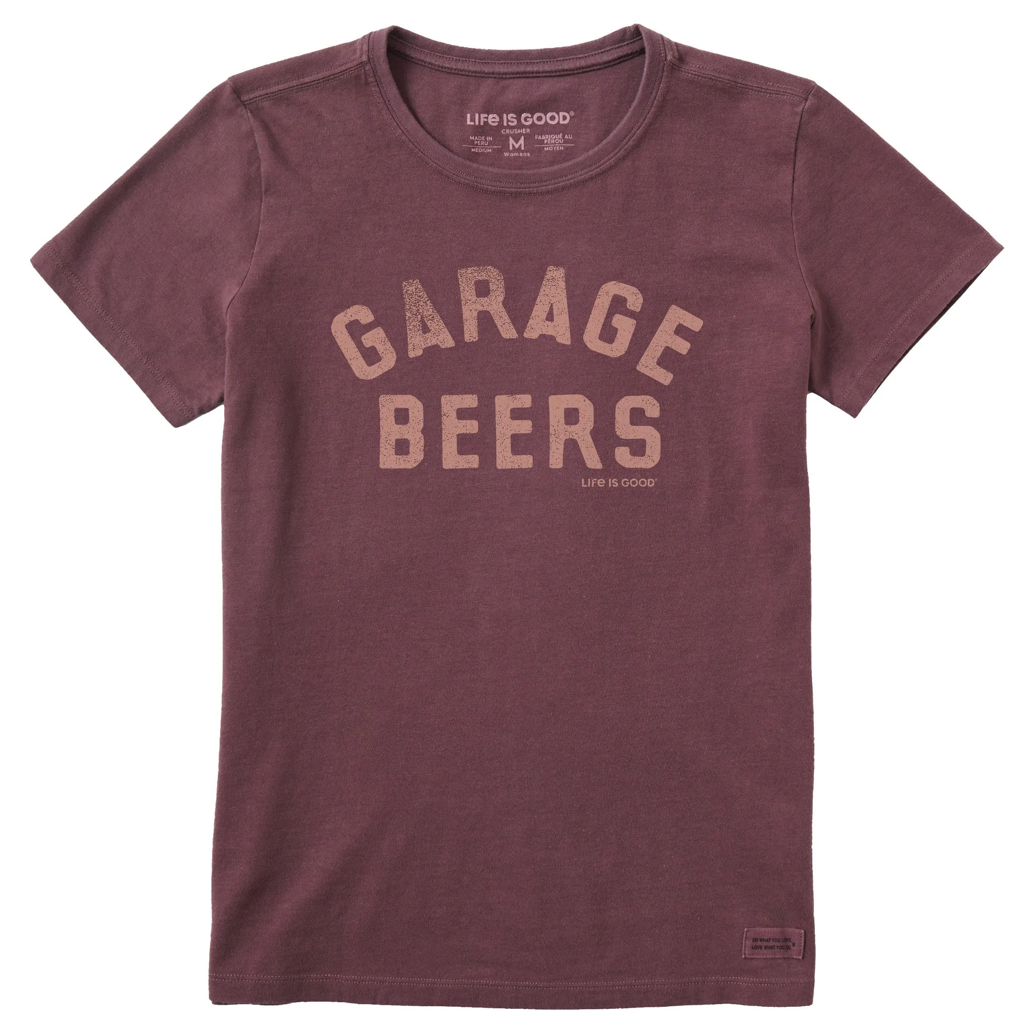 Women's Garage Beers Short Sleeve Crusher Tee Life is Good