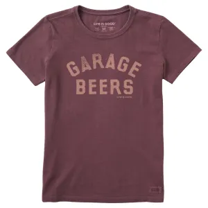 Women's Garage Beers Short Sleeve Crusher Tee Life is Good