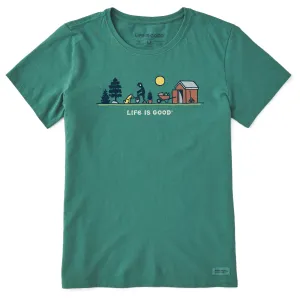 Women's Gardening Activity Vista Short Sleeve Crusher Tee Life is Good