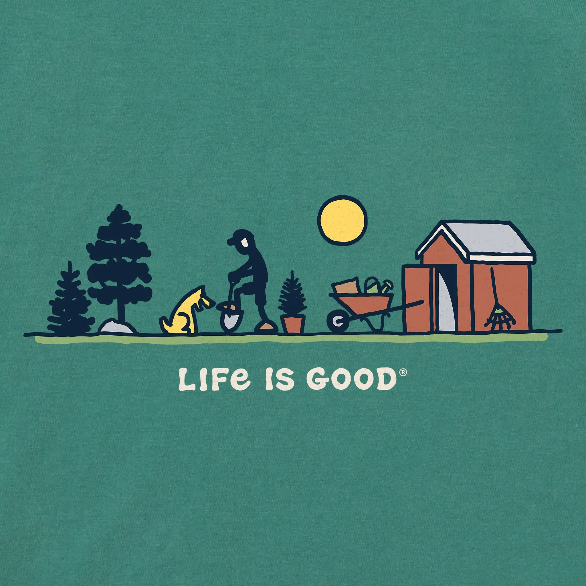 Women's Gardening Activity Vista Short Sleeve Crusher Tee Life is Good
