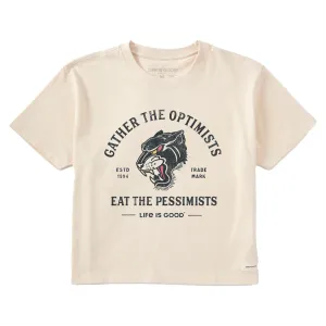 Women's Gather Panther Short Sleeve Crusher Boxy Tee Life is Good