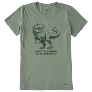 Women's Gather T Rex Short Sleeve Crusher Tee Life is Good