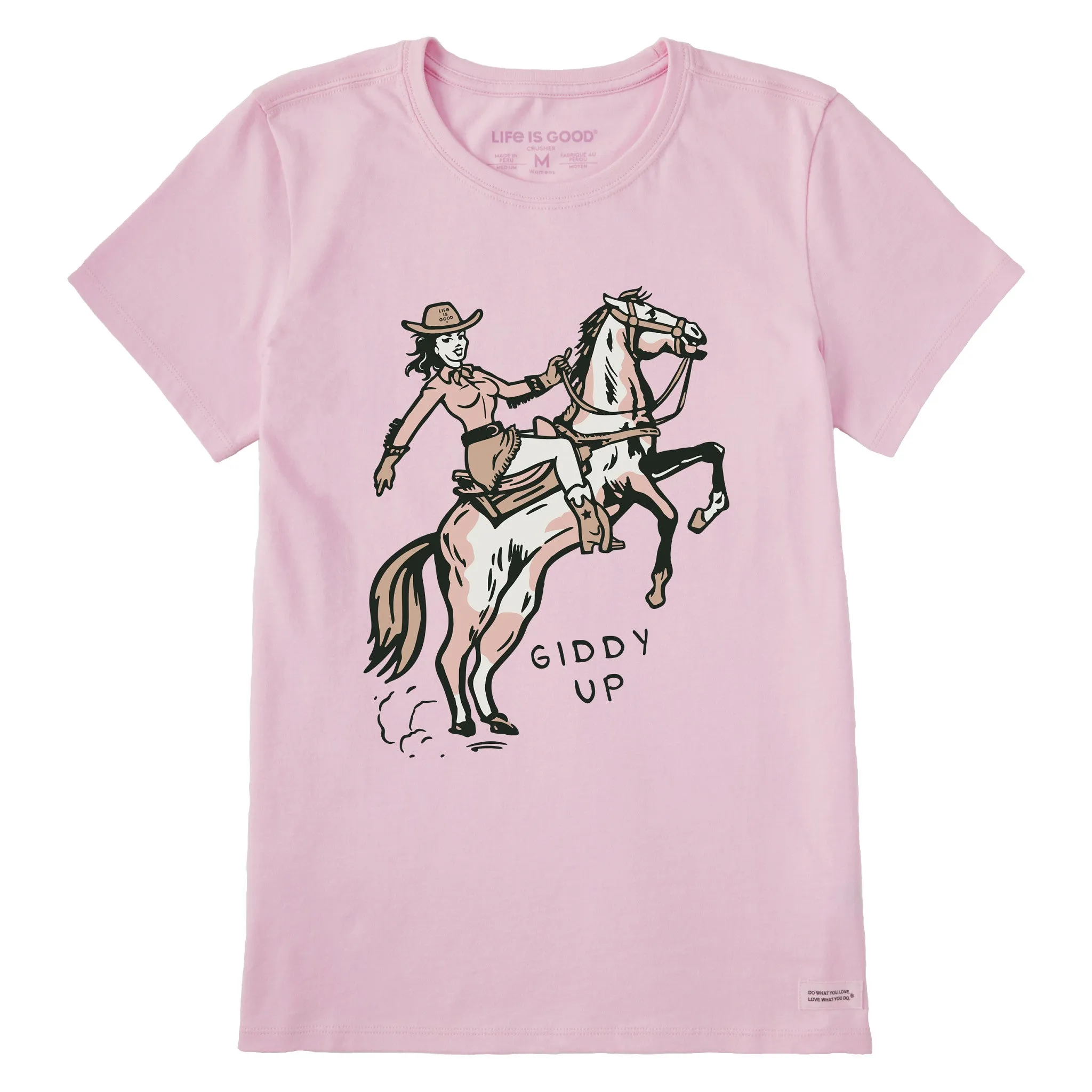Women's Giddy Up Short Sleeve Crusher Tee Life is Good