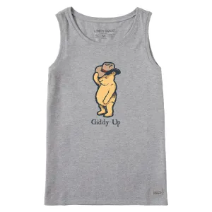 Women's Giddy Up Winnie Crusher Tank Life is Good