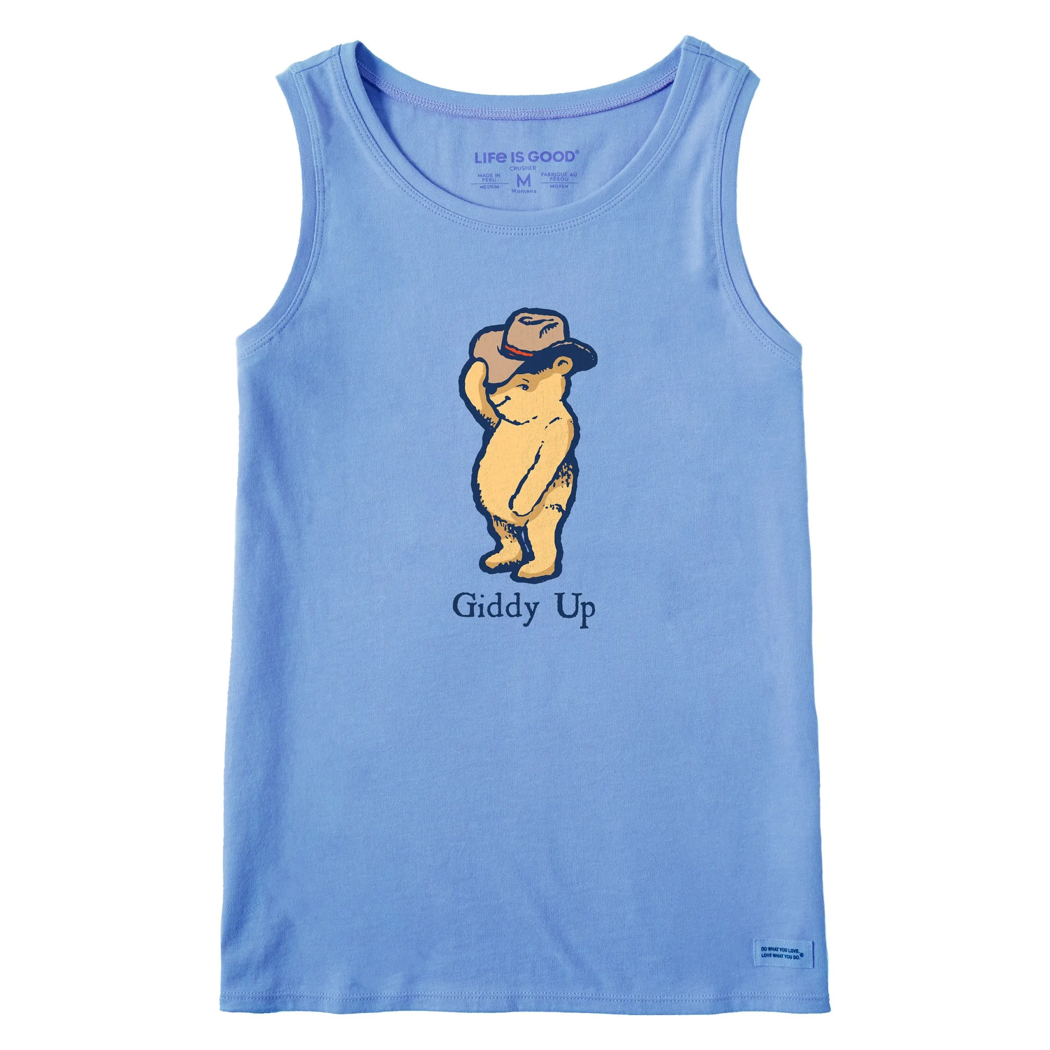 Women's Giddy Up Winnie Crusher Tank Life is Good