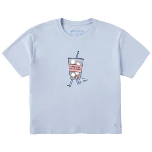 Women's Gimme That Go-Go Juice Short Sleeve Crusher Boxy Tee Life is Good