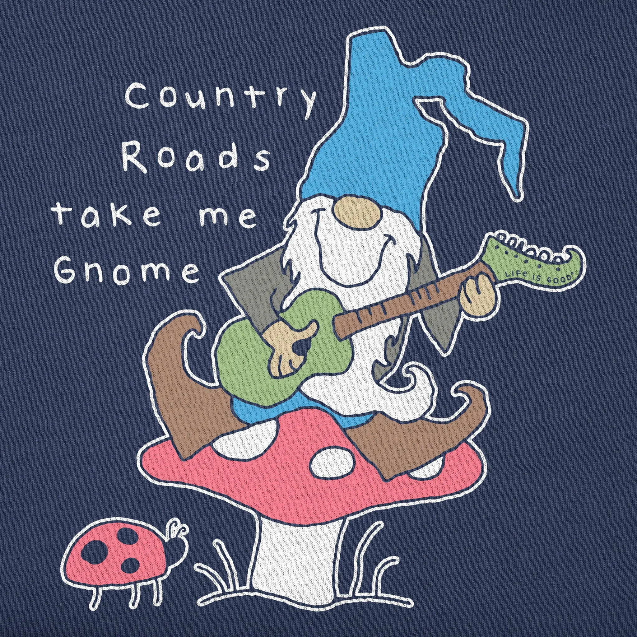 Women's Gnome Country Roads Short Sleeve Crusher-LITE Tee Life is Good