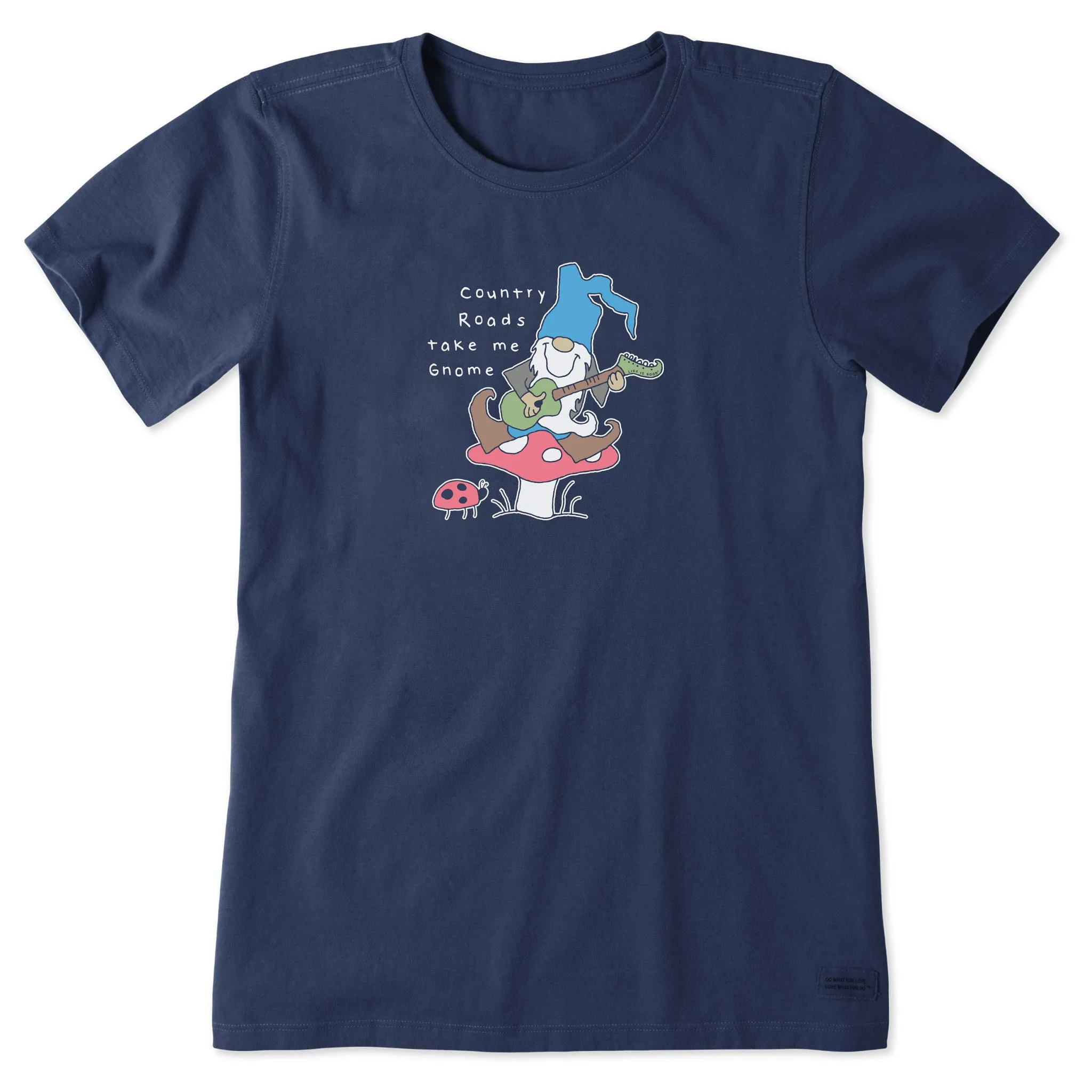 Women's Gnome Country Roads Short Sleeve Crusher-LITE Tee Life is Good