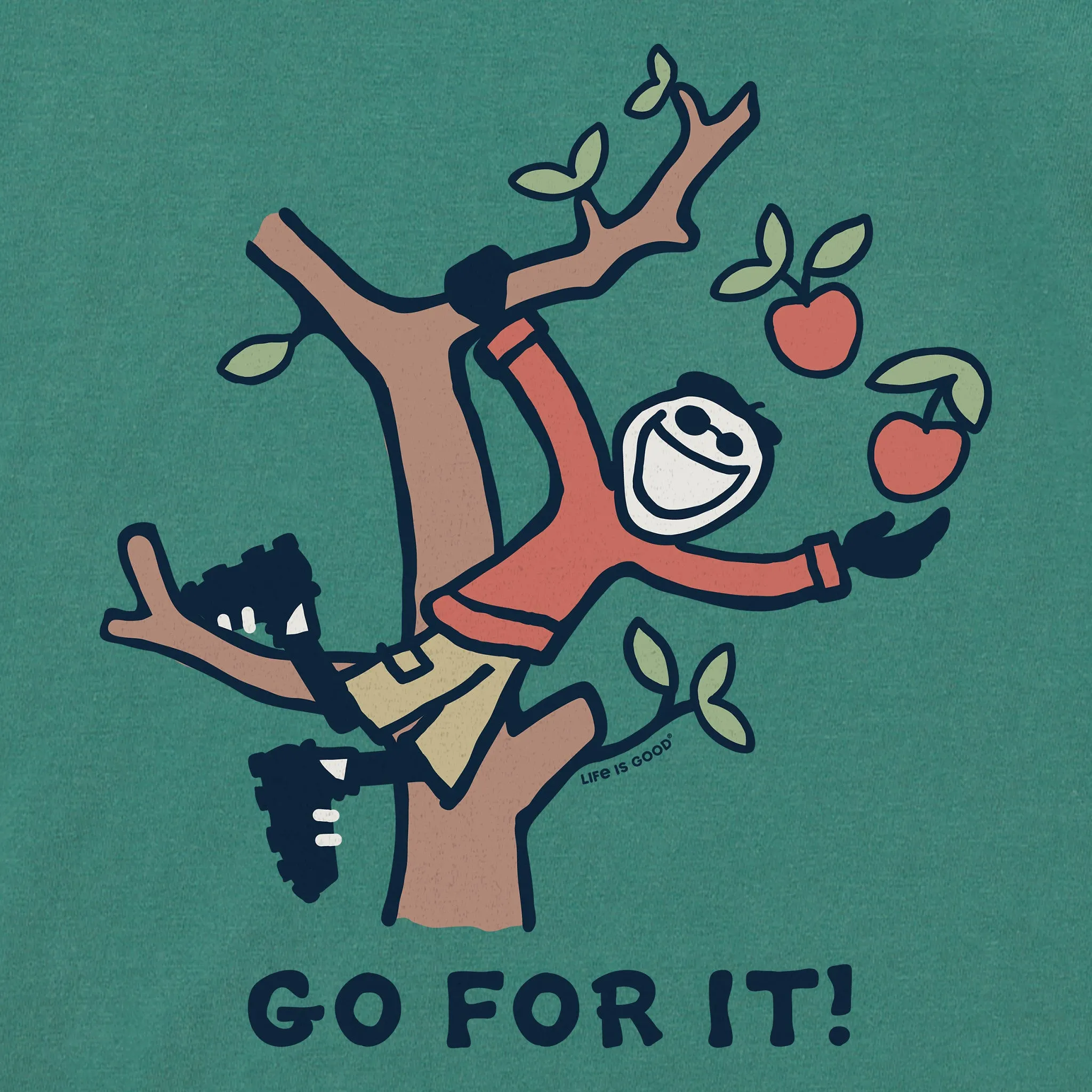 Women's Go For it Jake Short Sleeve Crusher Tee Life is Good