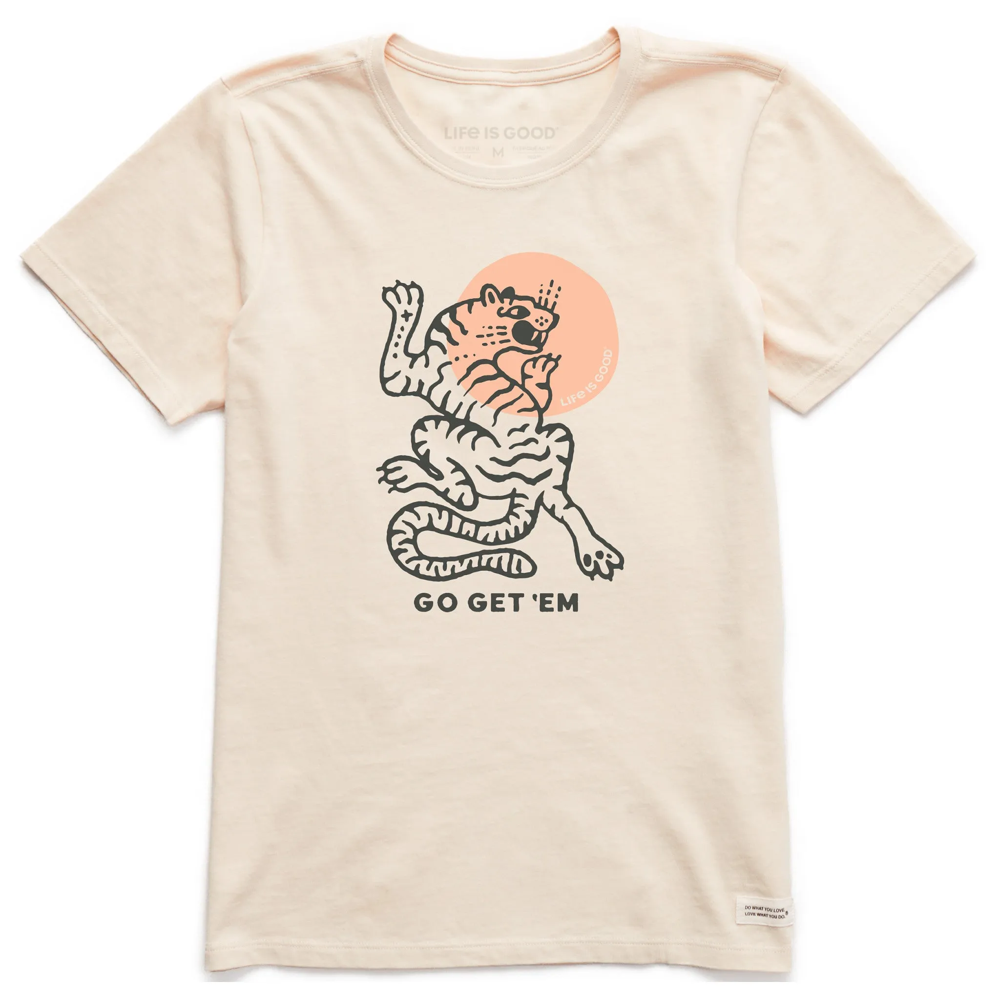 Women's Go Get Em Tiger Short Sleeve Crusher Tee Life is Good