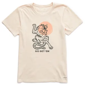 Women's Go Get Em Tiger Short Sleeve Crusher Tee Life is Good