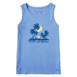 Women's Going on Break Palms Crusher Tank Life is Good
