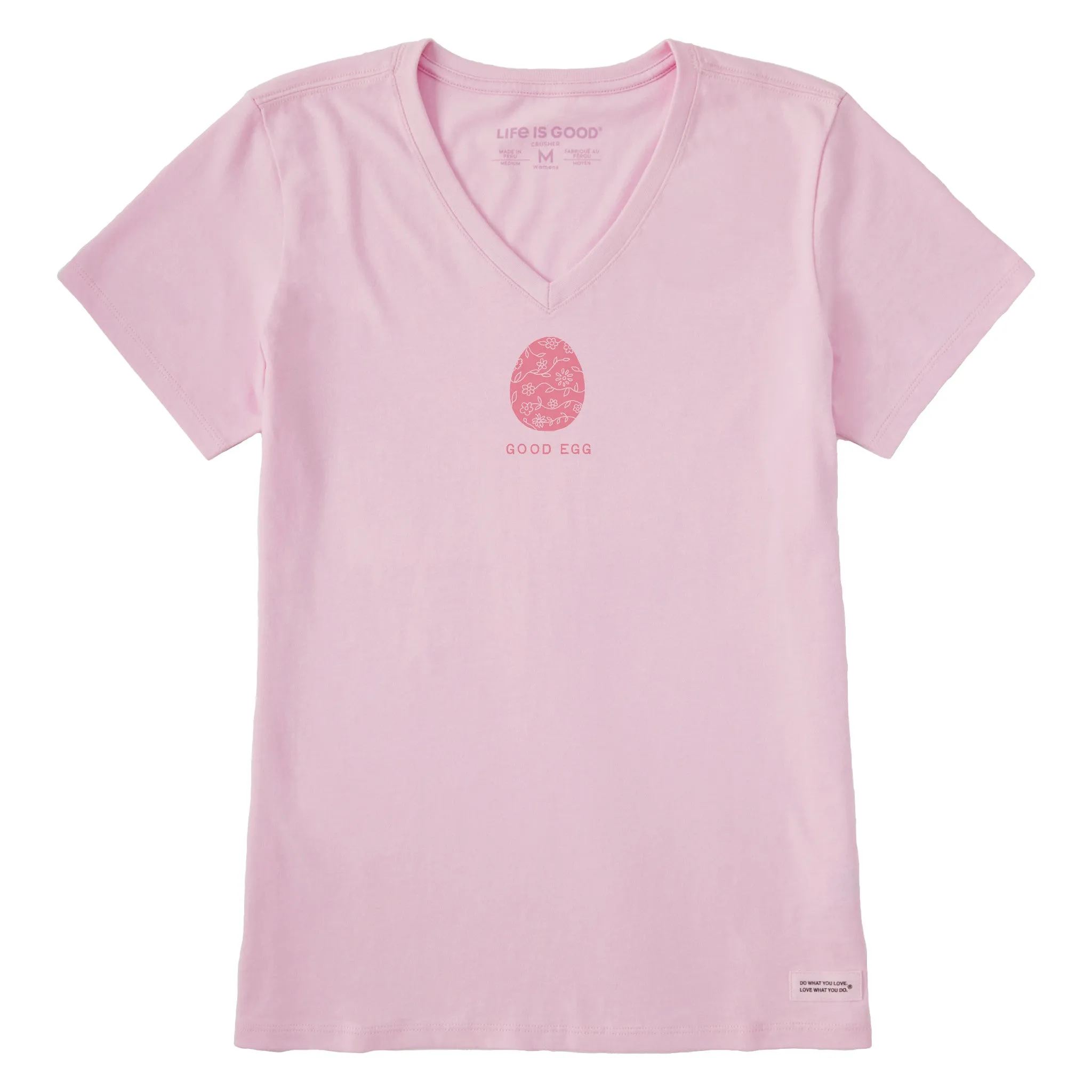 Women's Good Egg Short Sleeve Vee Life is Good