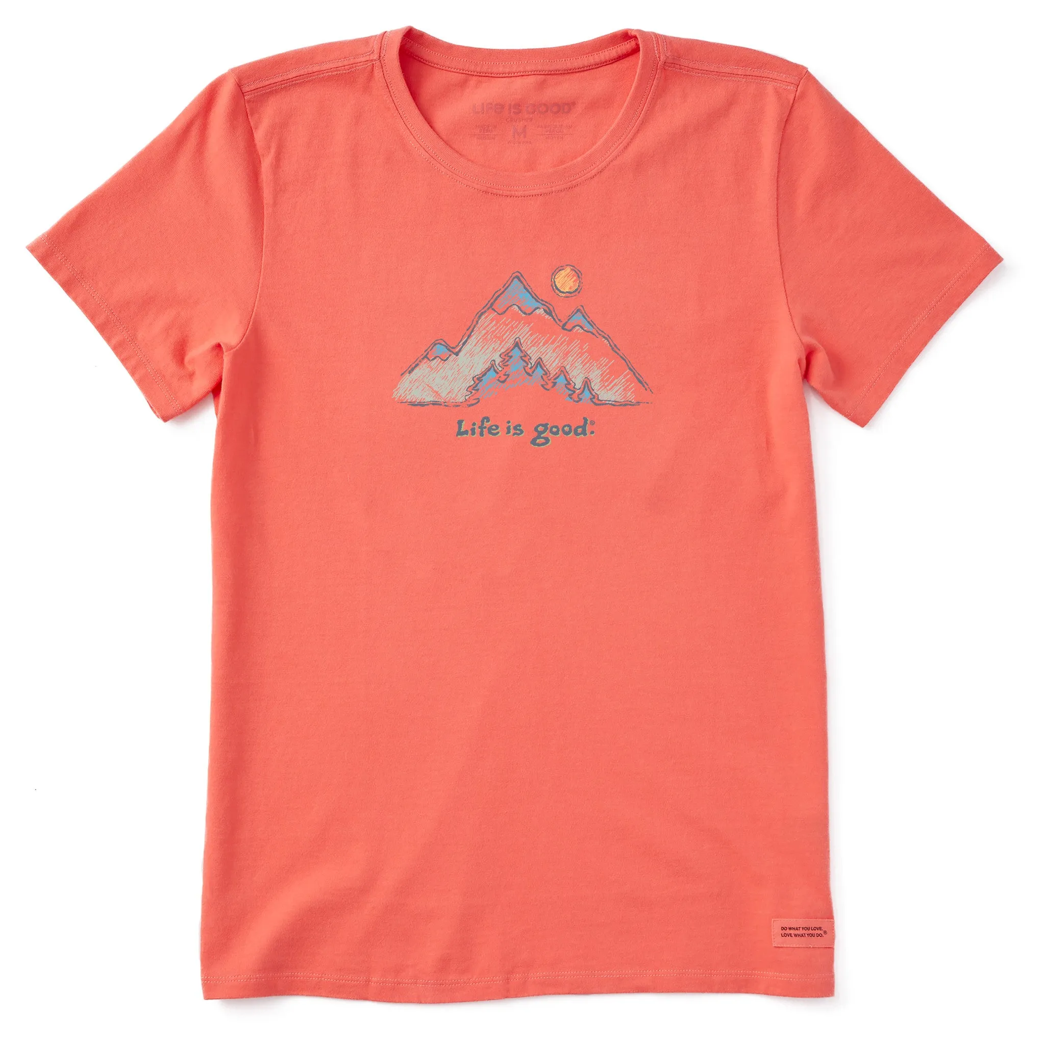 Women's Green Mountains Short Sleeve Tee Life is Good