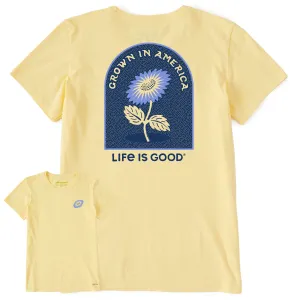 Women's Grown in America Short Sleeve Tee Life is Good