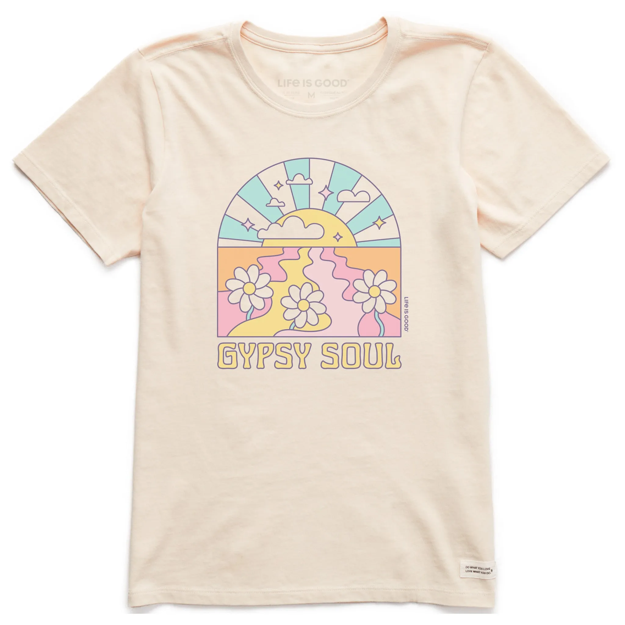 Women's Gypsy Soul Sunset Short Sleeve Crusher Tee Life is Good