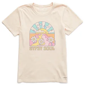 Women's Gypsy Soul Sunset Short Sleeve Crusher Tee Life is Good