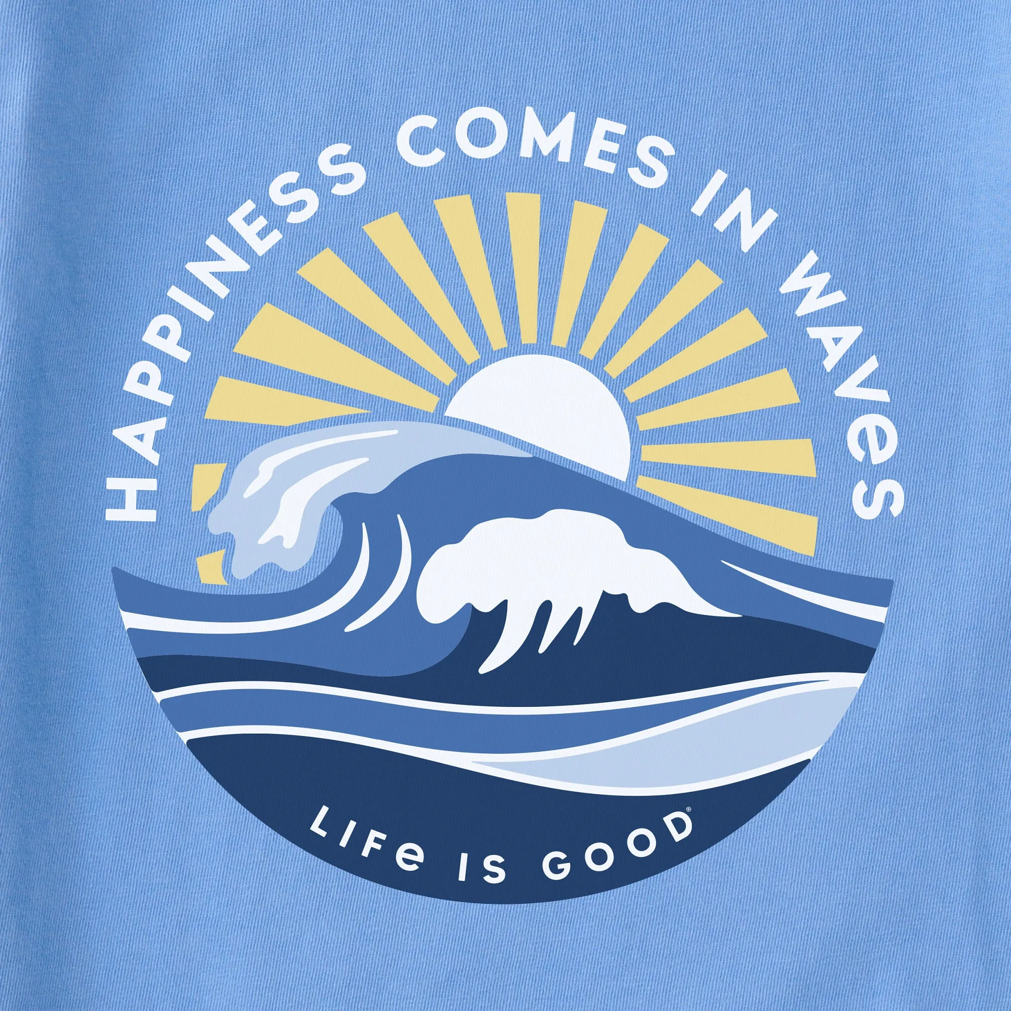 Women's Happy Waves Short Sleeve Tee Life is Good