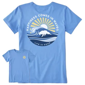 Women's Happy Waves Short Sleeve Tee Life is Good