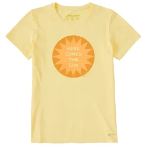 Women's Here Comes the Sun Geo Short Sleeve Crusher Tee Life is Good