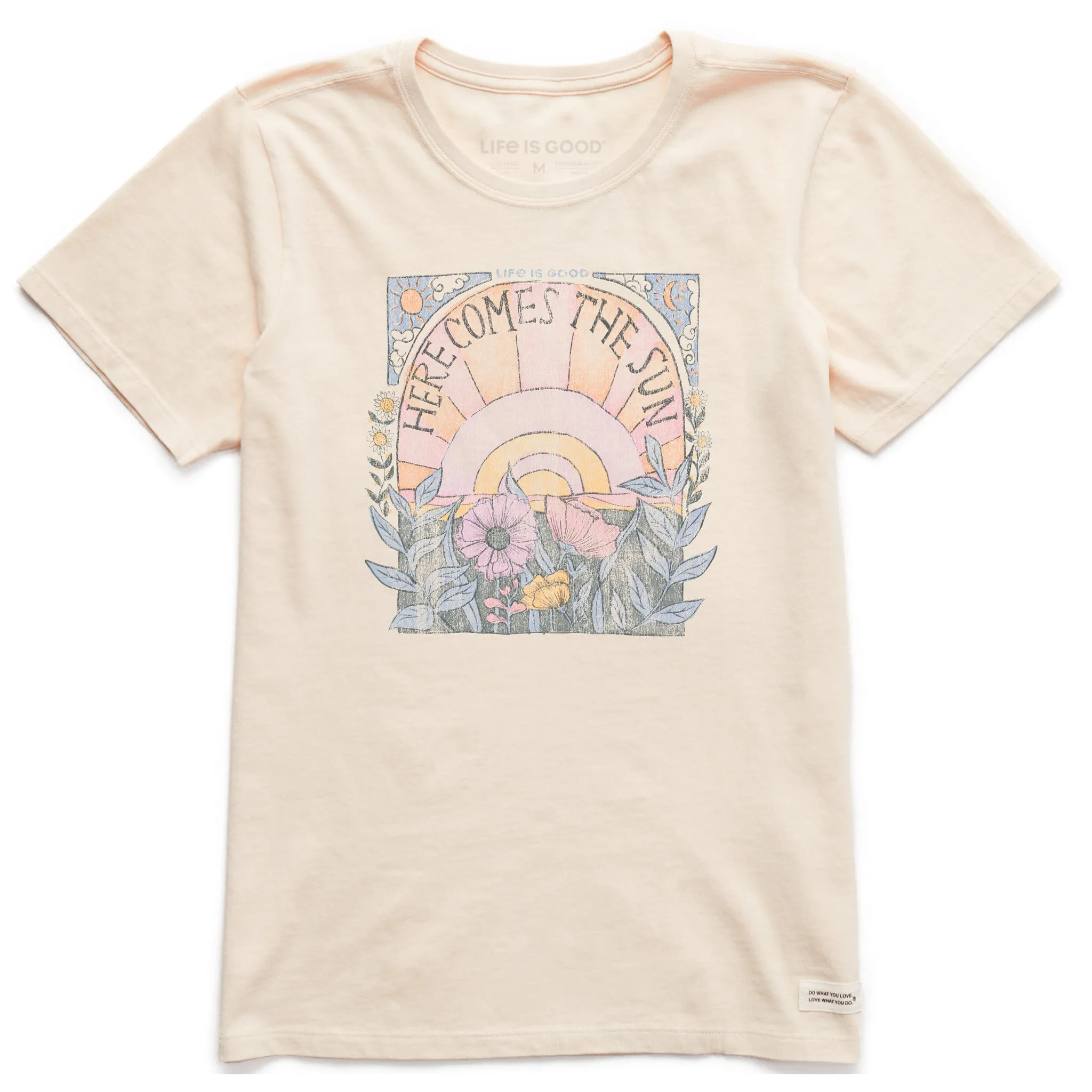 Women's Here Comes The Sun Hippie Short Sleeve Tee Life is Good