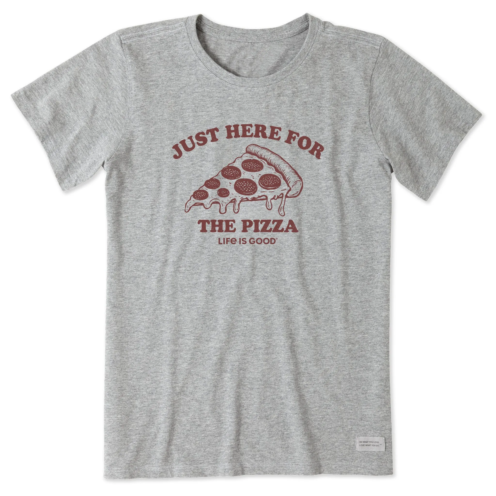 Women's Here for the Pizza (Pepperoni) Short Sleeve Tee Life is Good