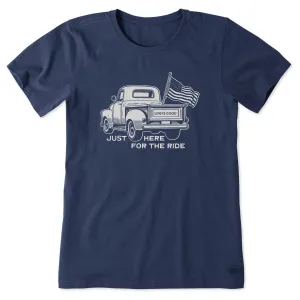 Women's Here for the Ride Short Sleeve Tee Life is Good