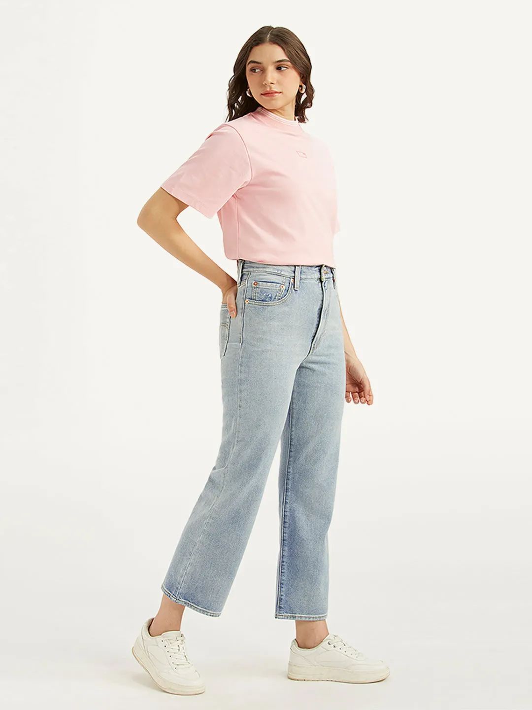 Women's High Rise Ribcage Bootcut Light Blue Jeans LEVI'S