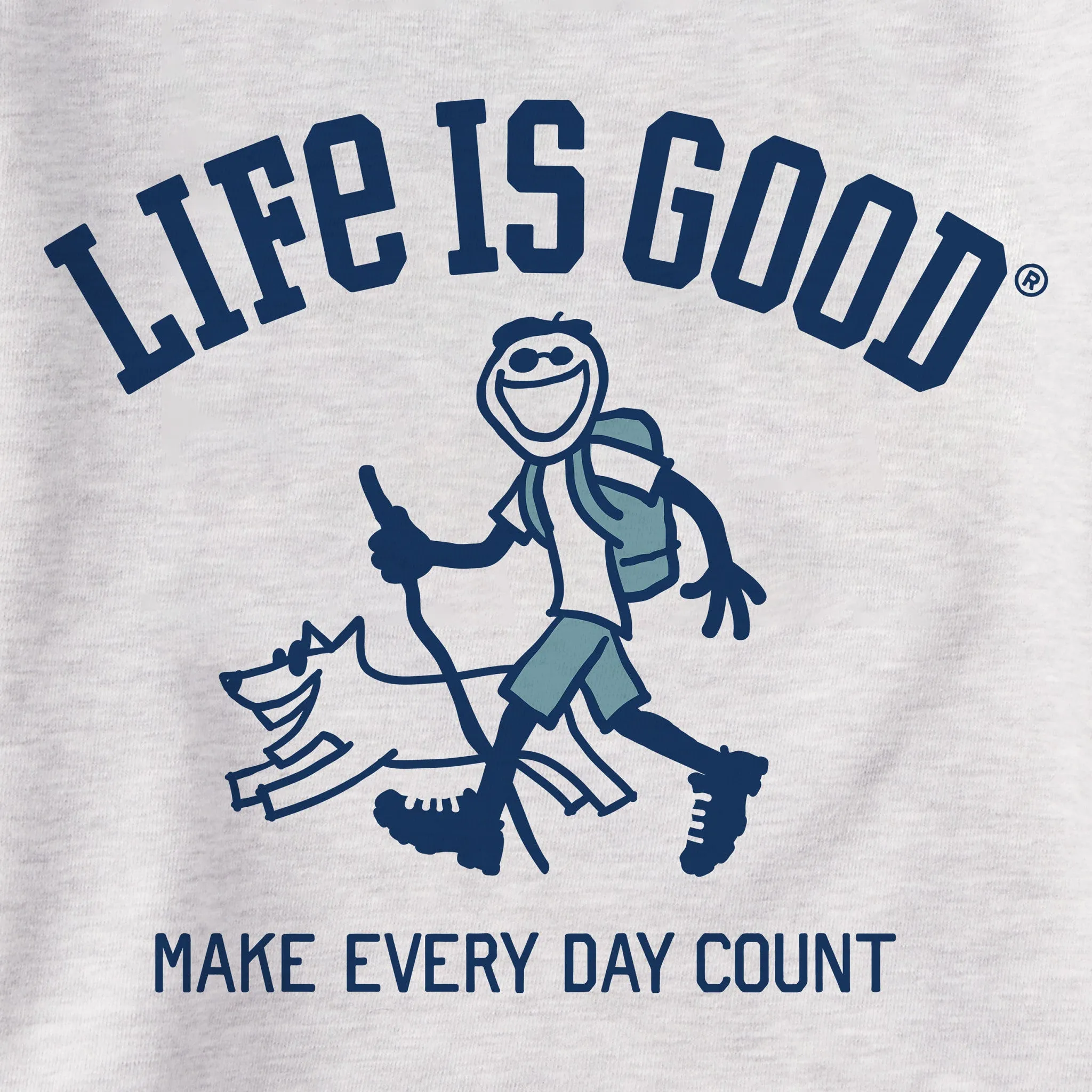 Women's Jake & Rocket Walk MEDC Simply True Fleece Crew Life is Good