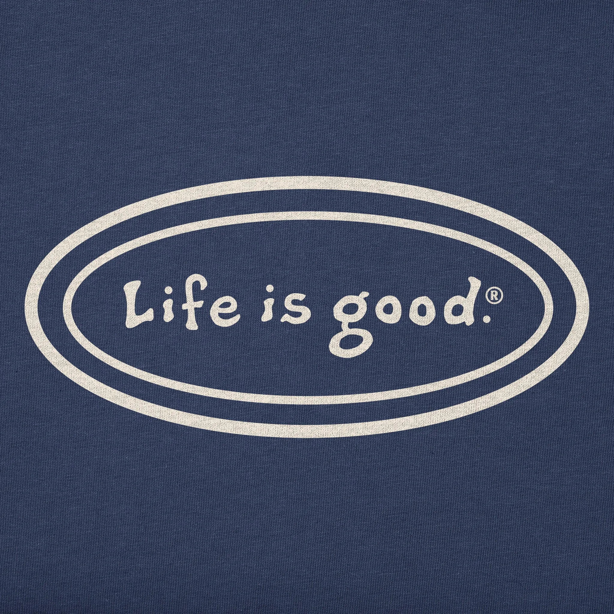 Women's LIG Vintage Oval Simply True Fleece Crew Life is Good