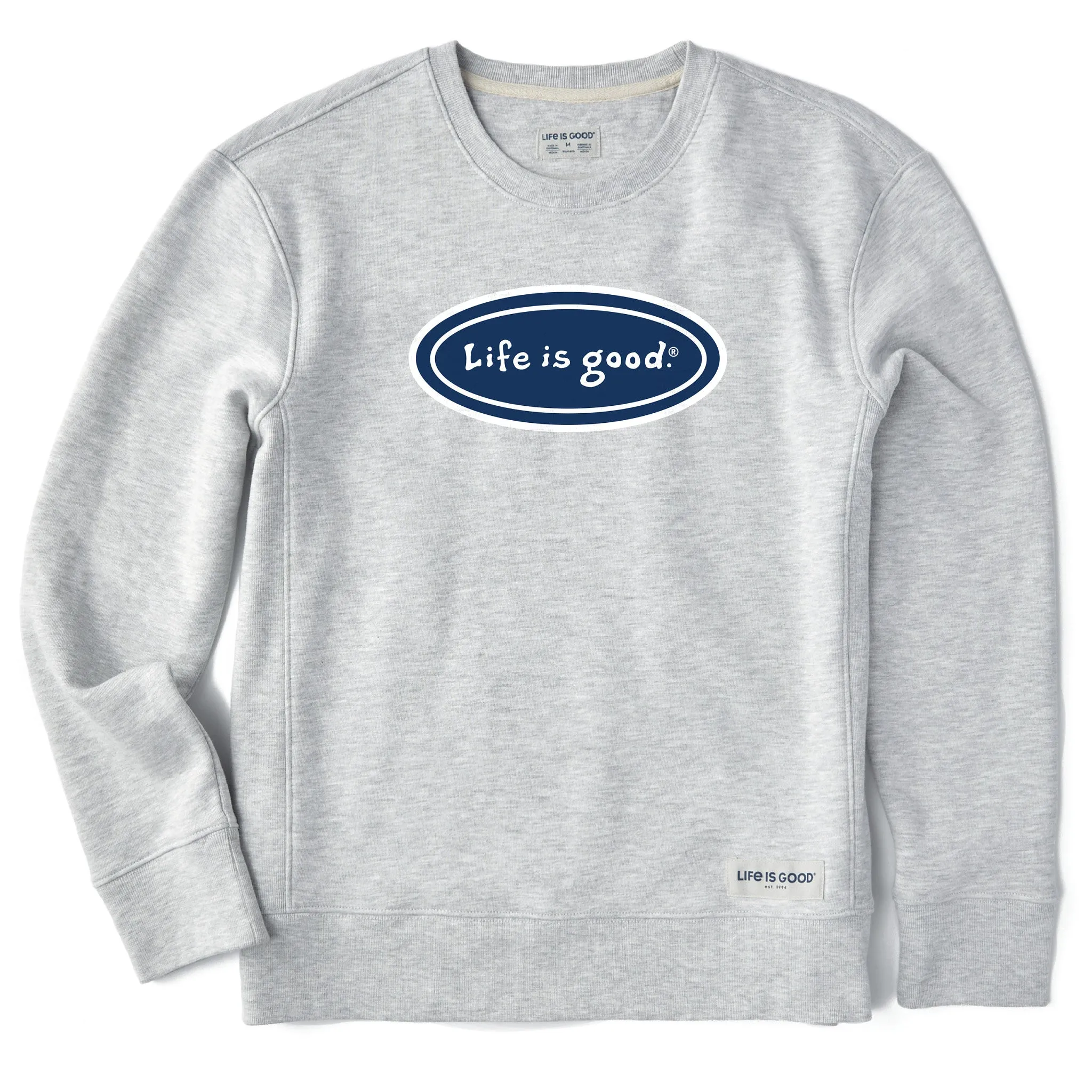 Women's LIG Vintage Oval Simply True Fleece Crew Life is Good