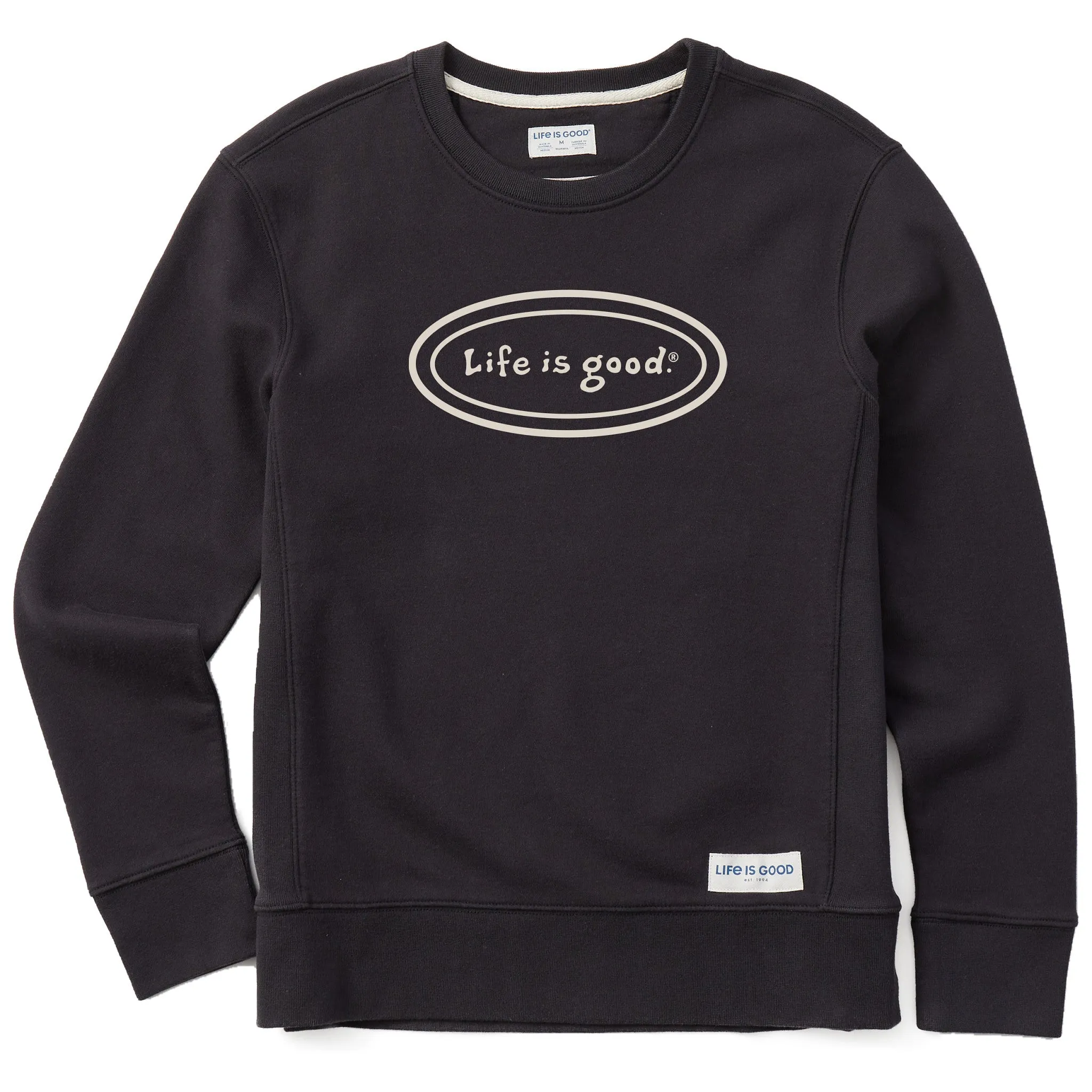 Women's LIG Vintage Oval Simply True Fleece Crew Life is Good