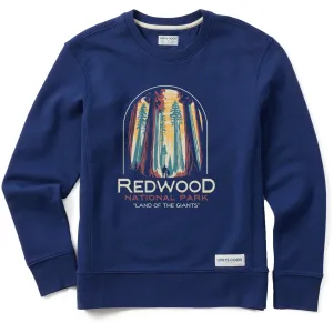 Women's Redwood National Park Simply True Fleece Crew Life is Good