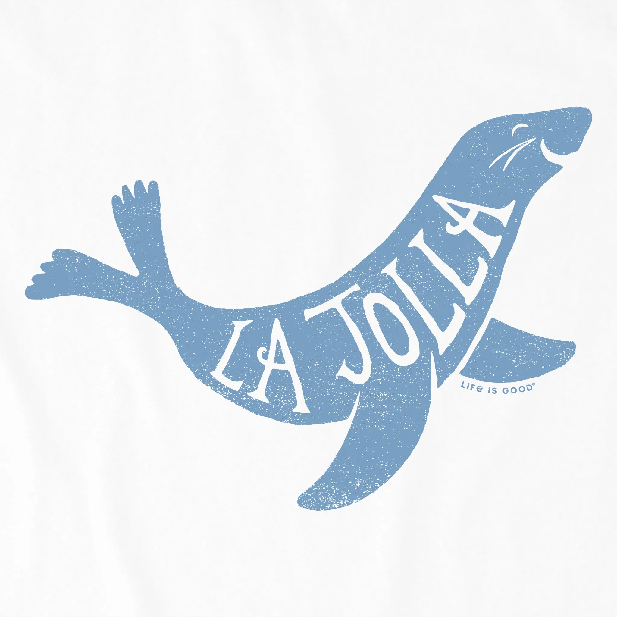 Women's Sea Lion La Jolla Simply True Fleece Crew Life is Good