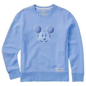 Women's Steamboat Willie Simply True Fleece Crew Life is Good