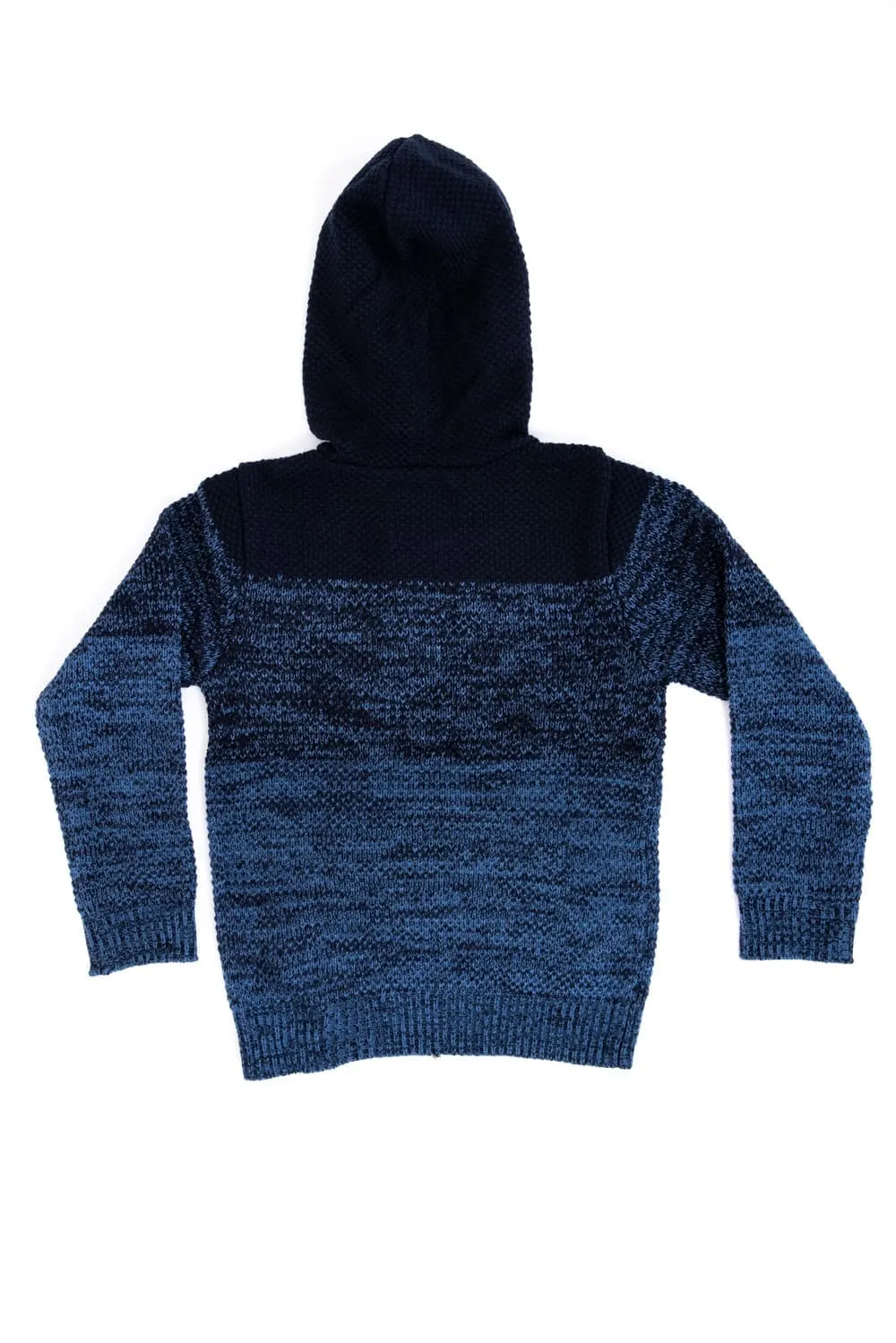 Youth Hooded Sweater for Boys in Blue | BXW39135-BLUE